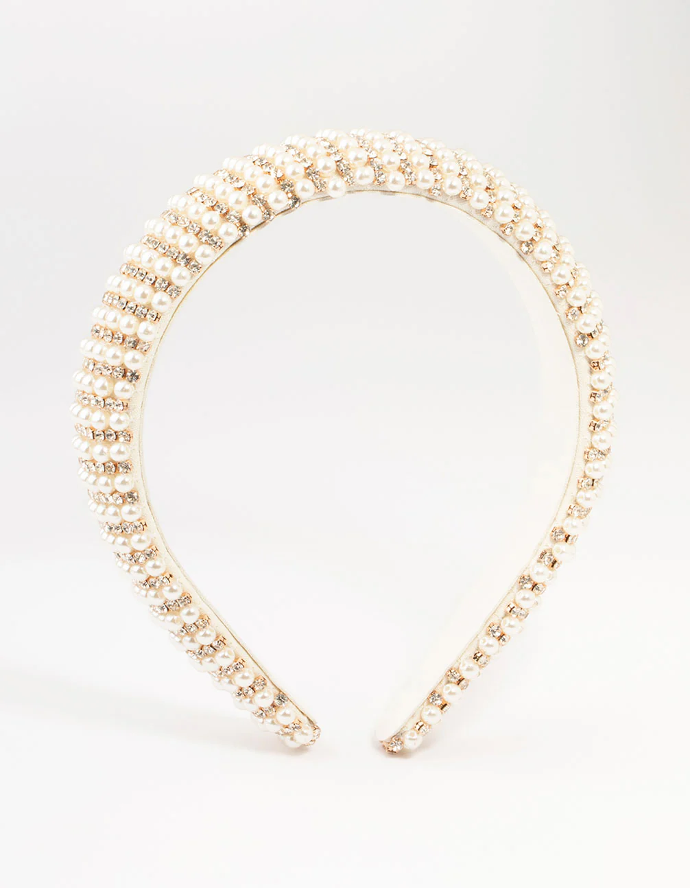Pearl & Diamante Thick Headband
