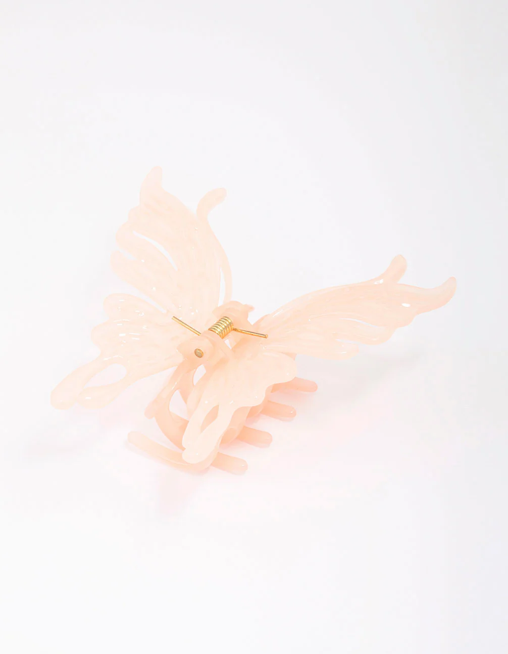 Pink Molten Butterfly Hair Claw Clip