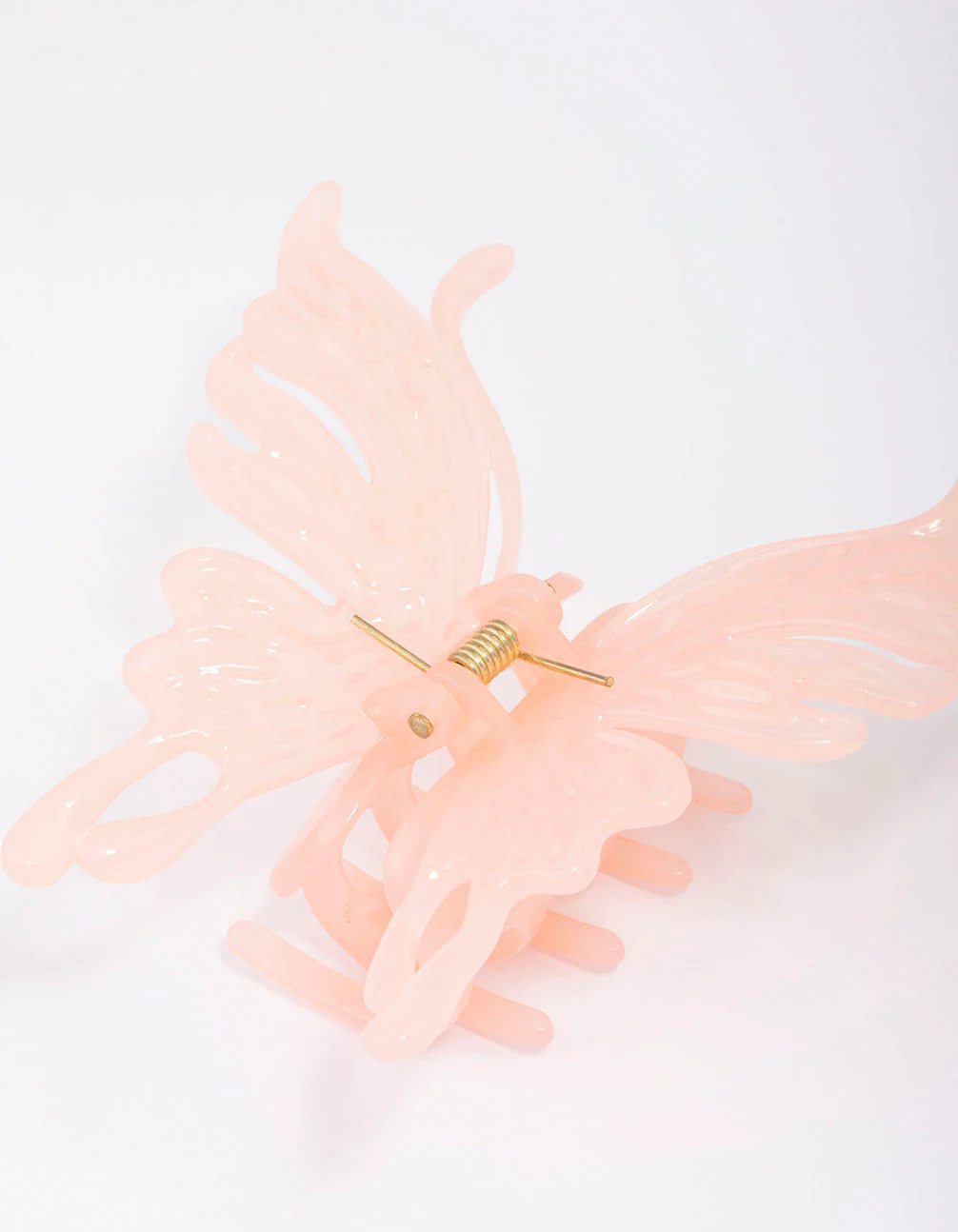 Pink Molten Butterfly Hair Claw Clip - Image 3
