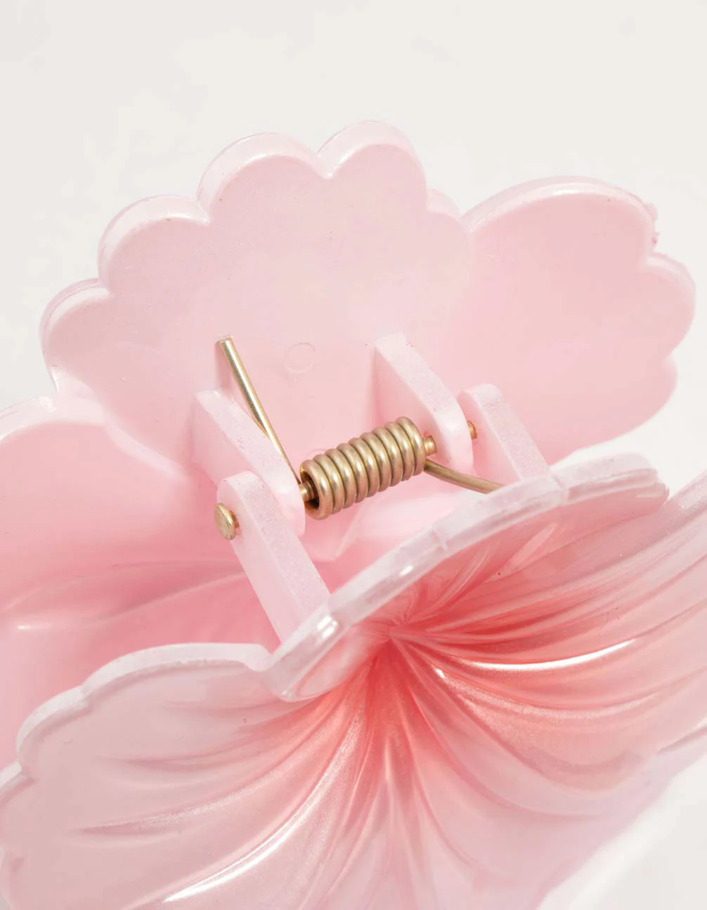 Pink Ombre Hibiscus Claw Clip - Image 2