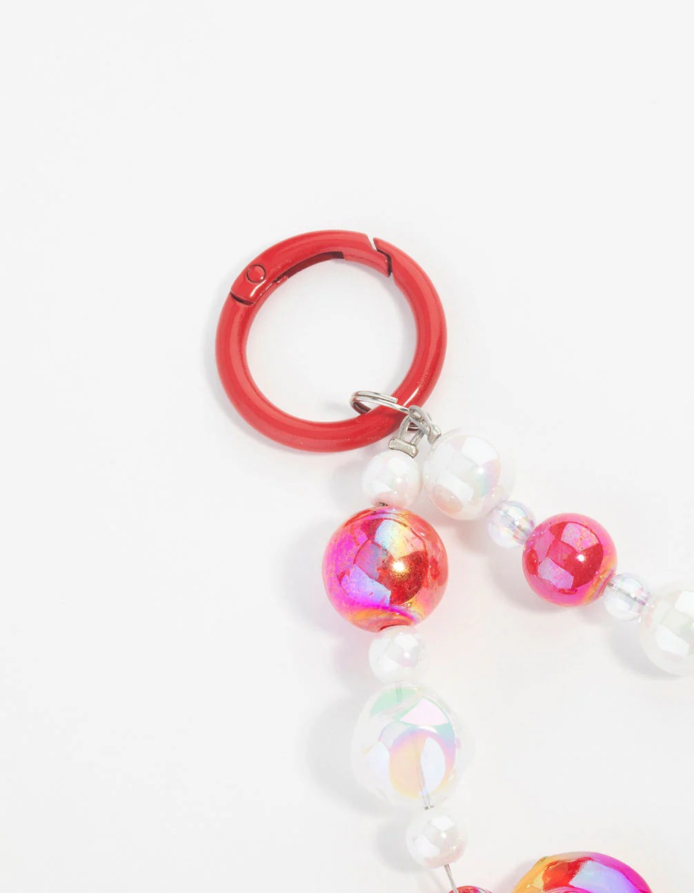 Pink Large Heart Keychain - Image 3