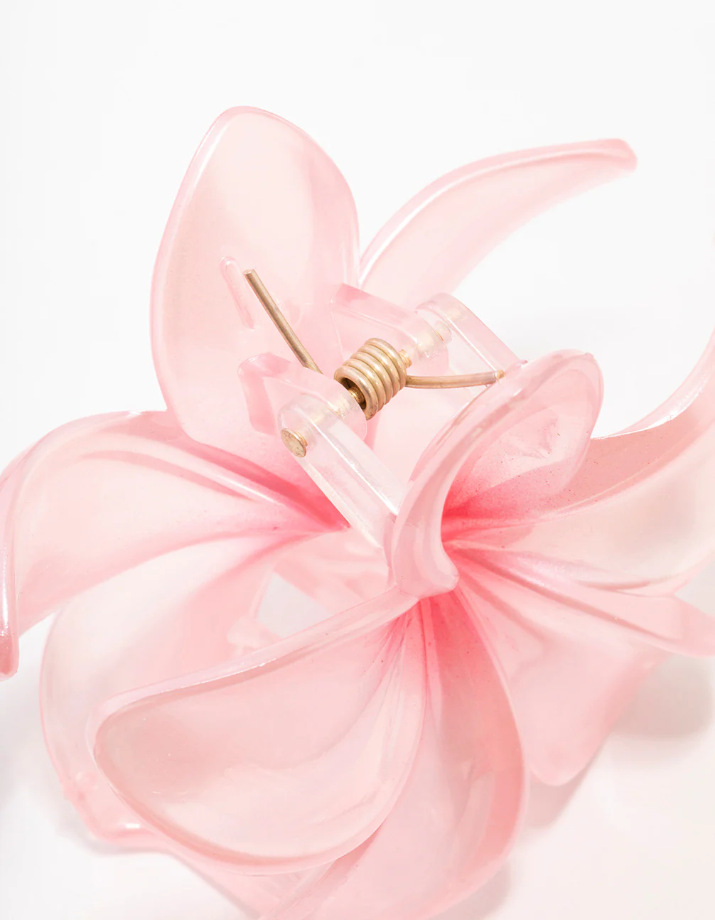 Pink Tropical Hair Claw Clip - Image 3