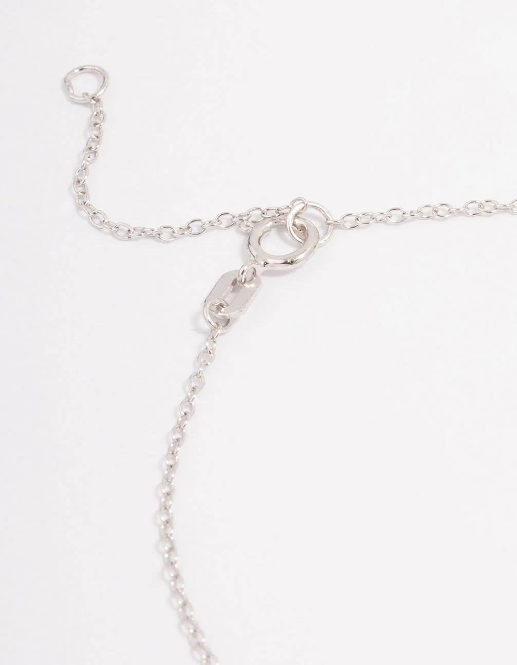Platinum Sterling Silver Butterfly Cubic Zirconia Bracelet - Image 3
