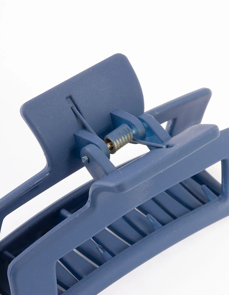 Navy Plastic Small Coated Claw - Image 3