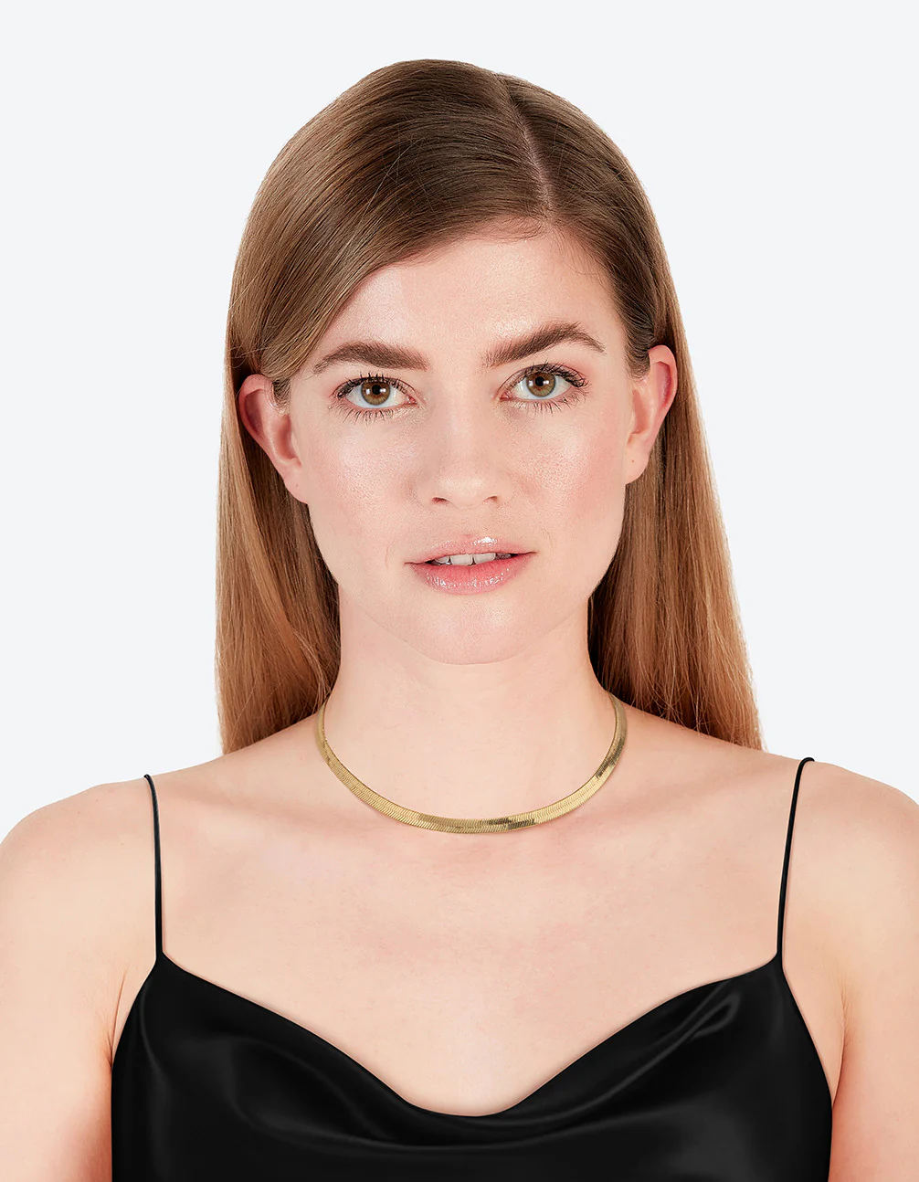 Gold Thick Snake Chain Necklace - Image 2
