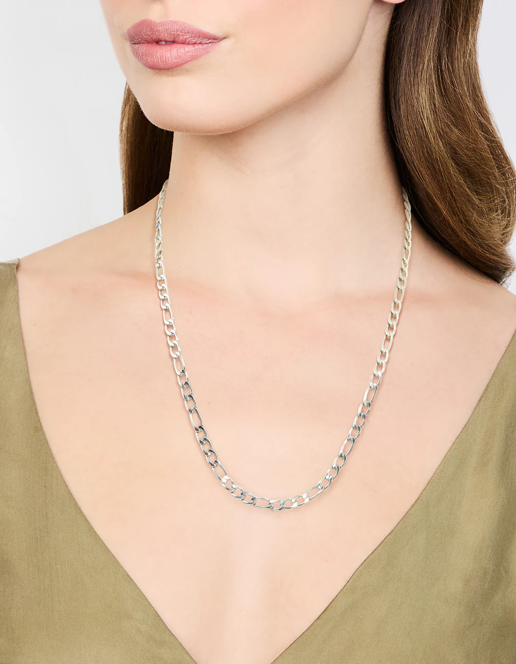 Waterproof Stainless Steel Figaro Necklace - Image 2