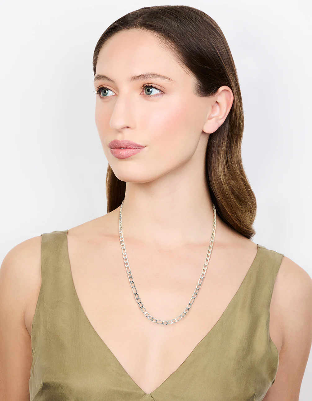 Waterproof Stainless Steel Figaro Necklace - Image 3