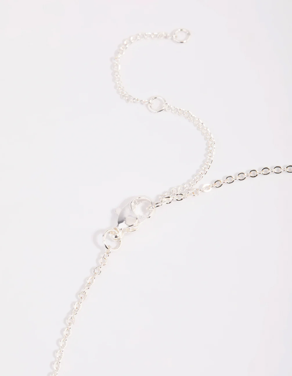 Silver Plated 45cm Cross Necklace - Image 3