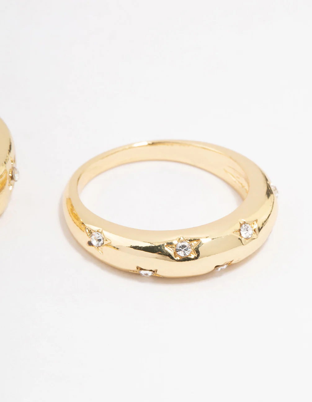 Gold Plated Celestial Star Rings 3-Pack - Image 3