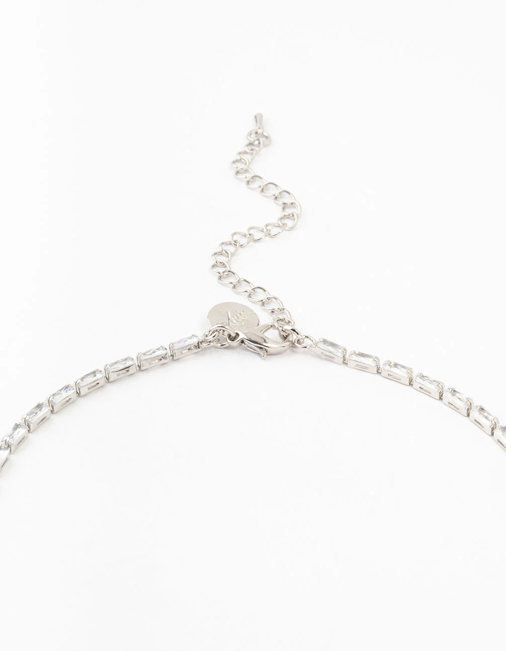 Silver Cubic Zirconia Butterfly Drop Earrings & Necklace Set - Image 3