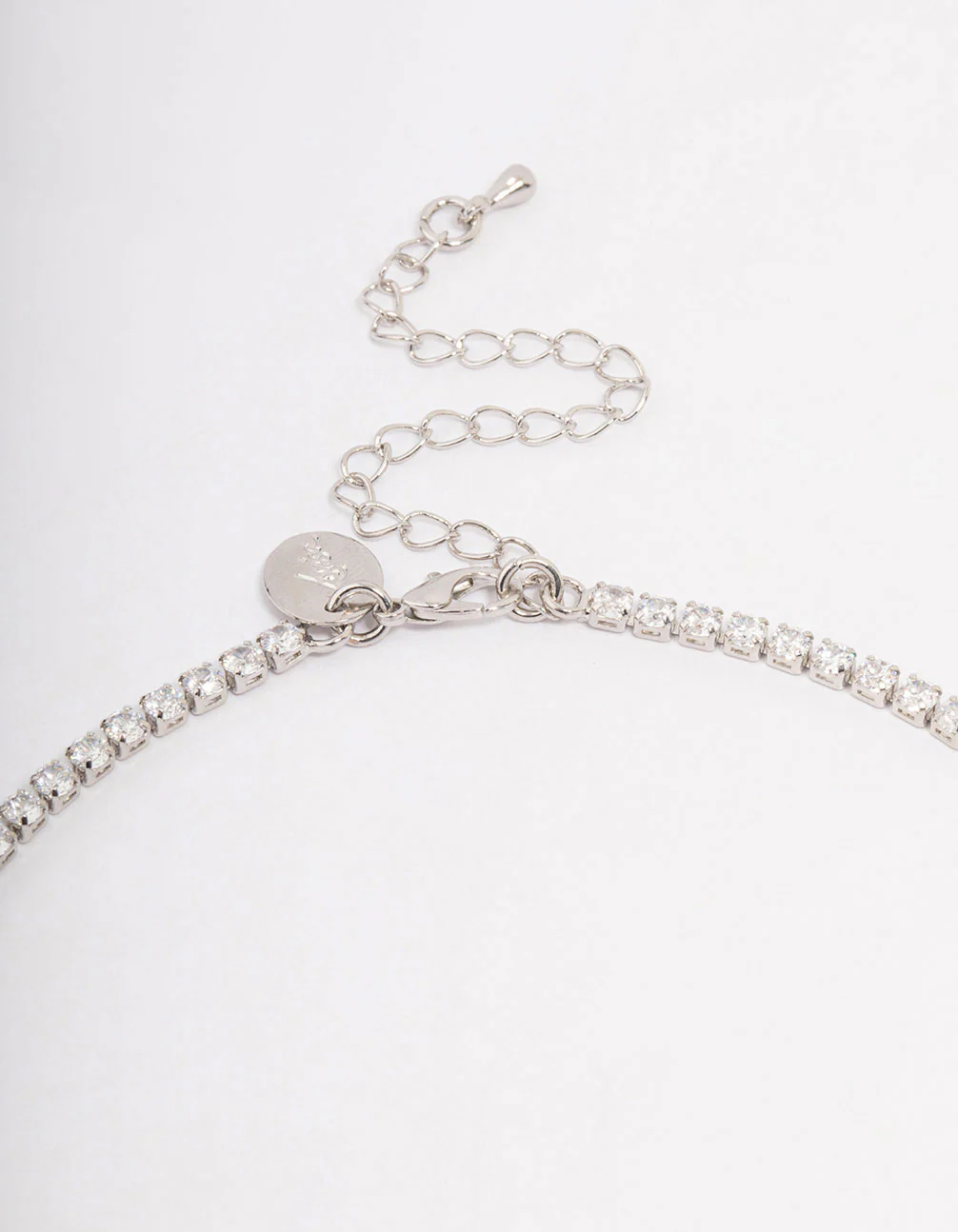 Silver Cubic Zirconia Teardrop Jewellery Set - Image 3