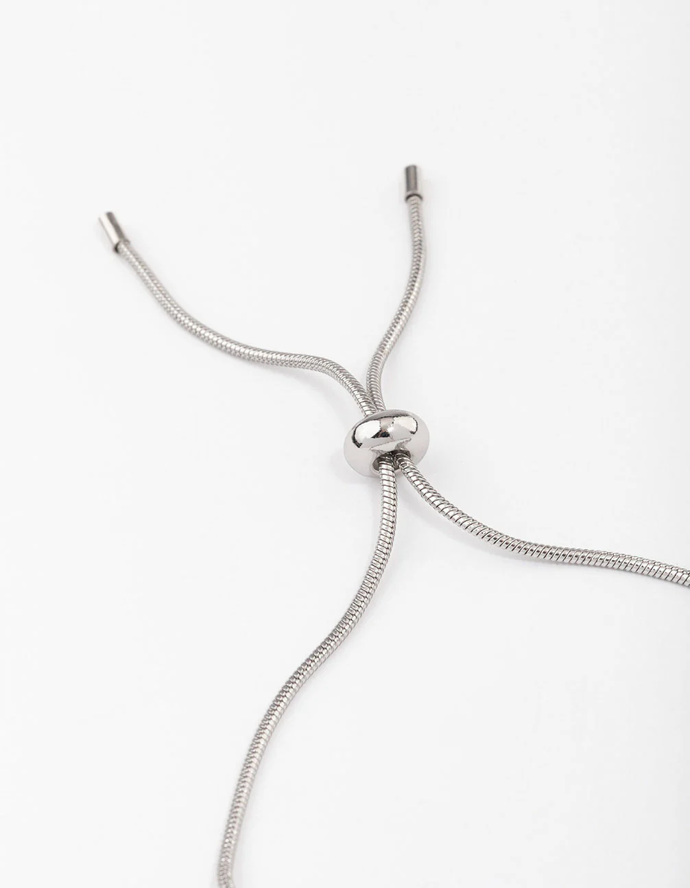 Silver Heart & Diamante Bracelet - Image 3