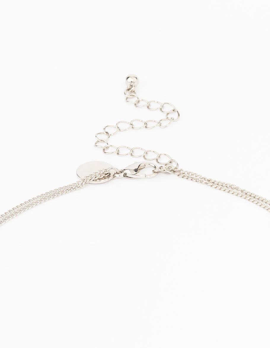 Silver Lariat Silver Necklace - Image 3