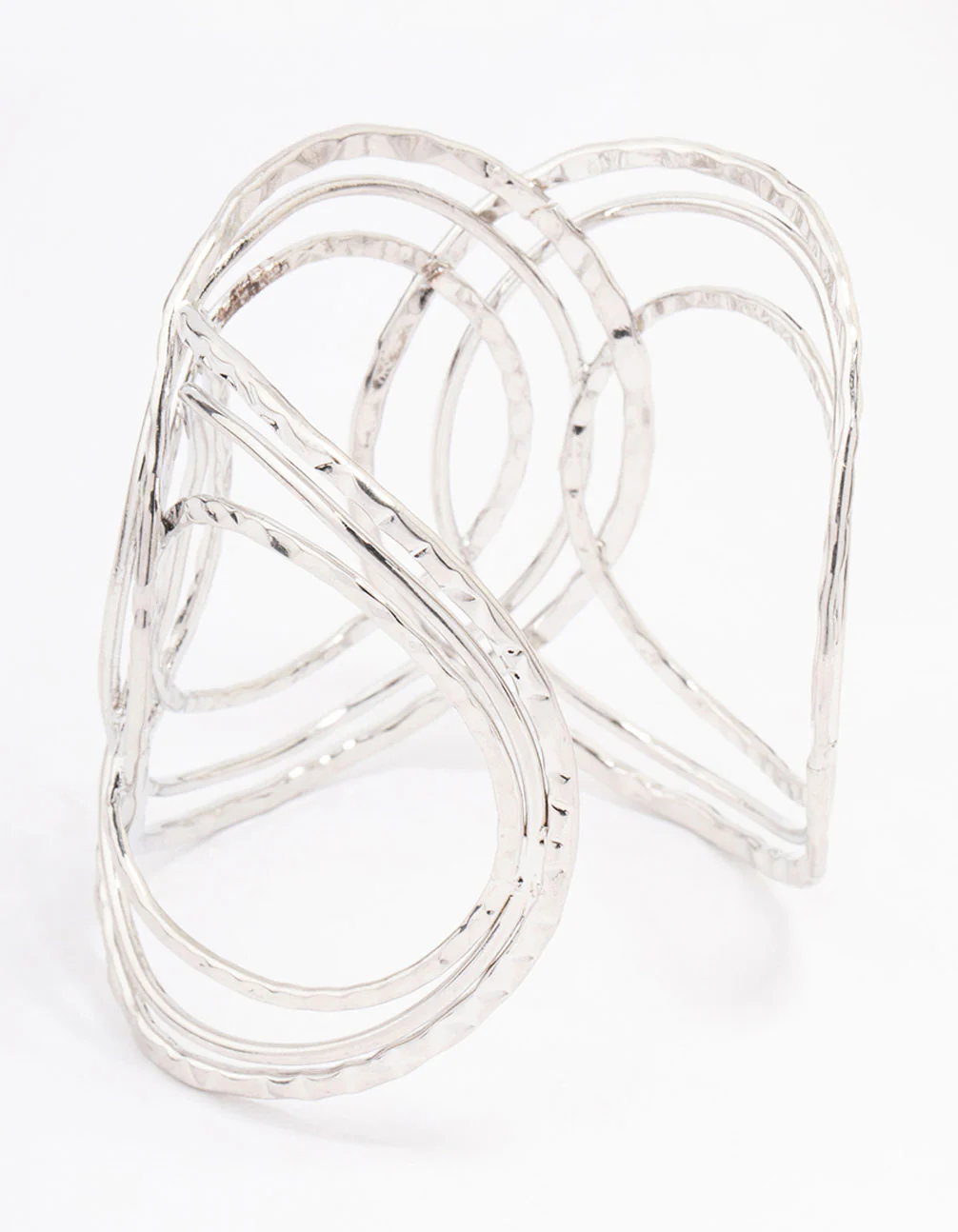 Silver Oval Loop Wrist Cuff - Image 3