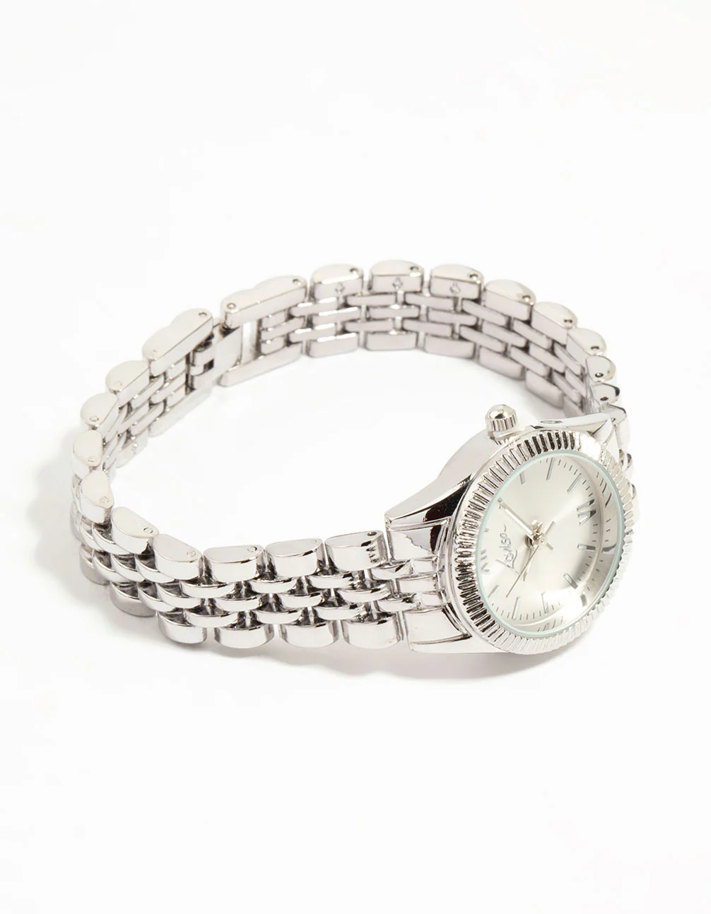Silver Round Small Watch - Image 3