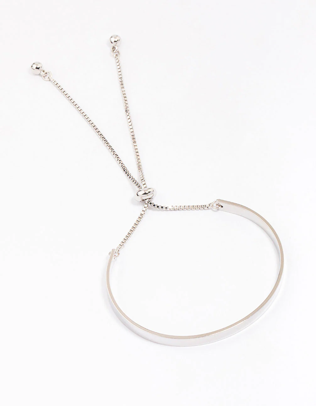 Silver Signature Toggle Bracelet