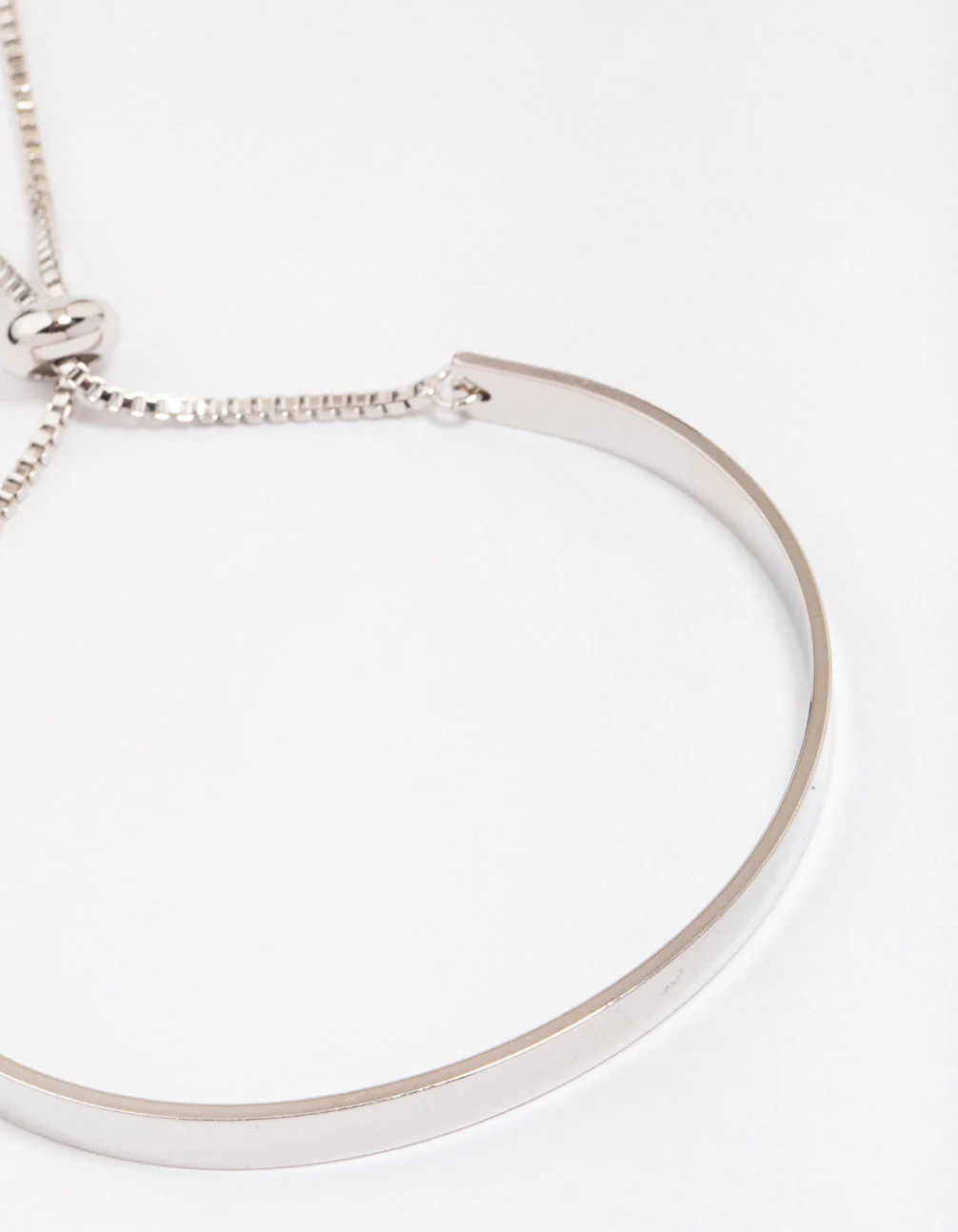 Silver Signature Toggle Bracelet - Image 2