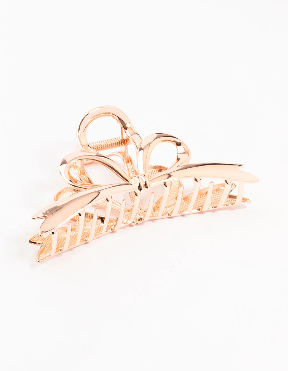 Rose Gold Bow Claw Clip - Image 2