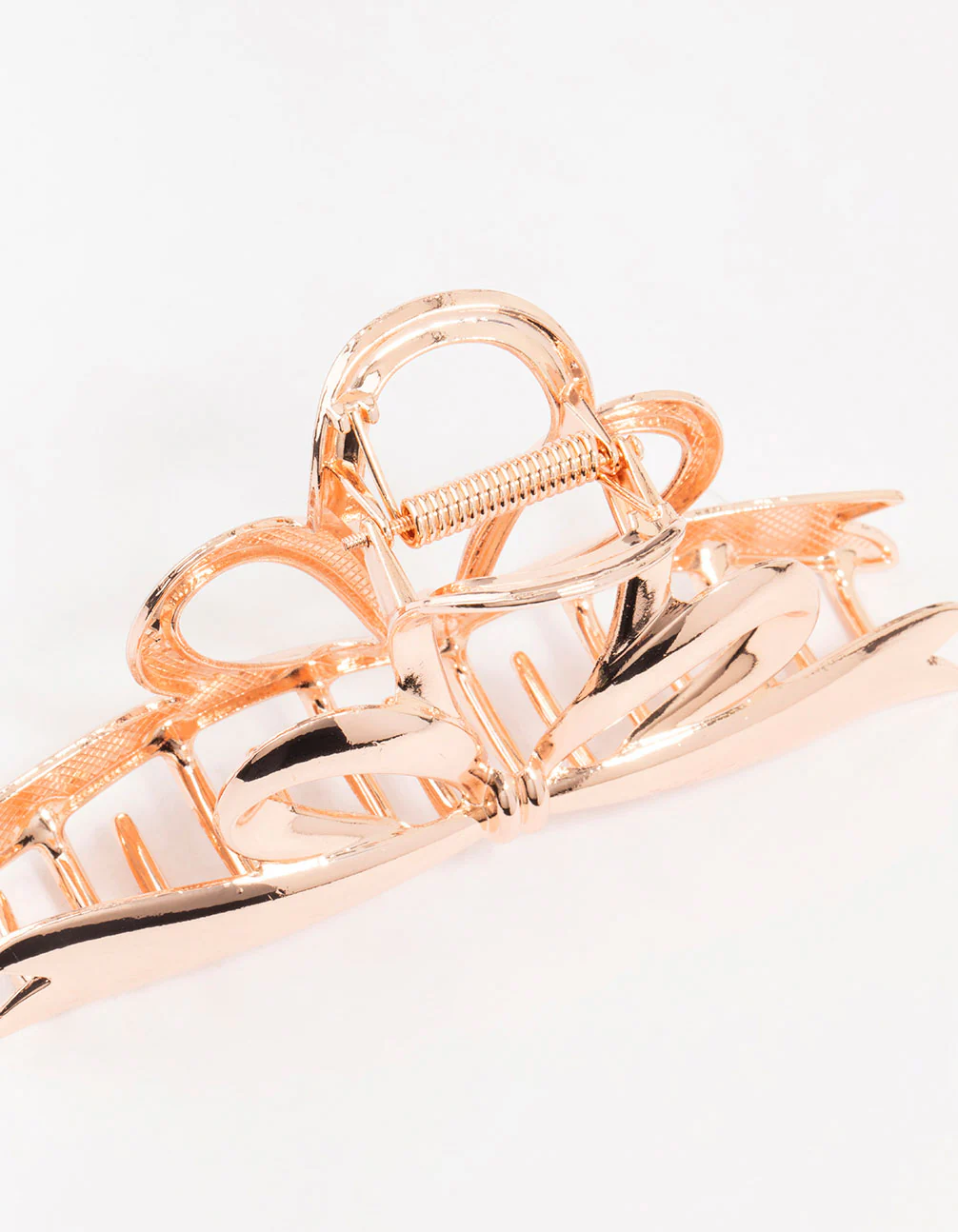 Rose Gold Bow Claw Clip - Image 3