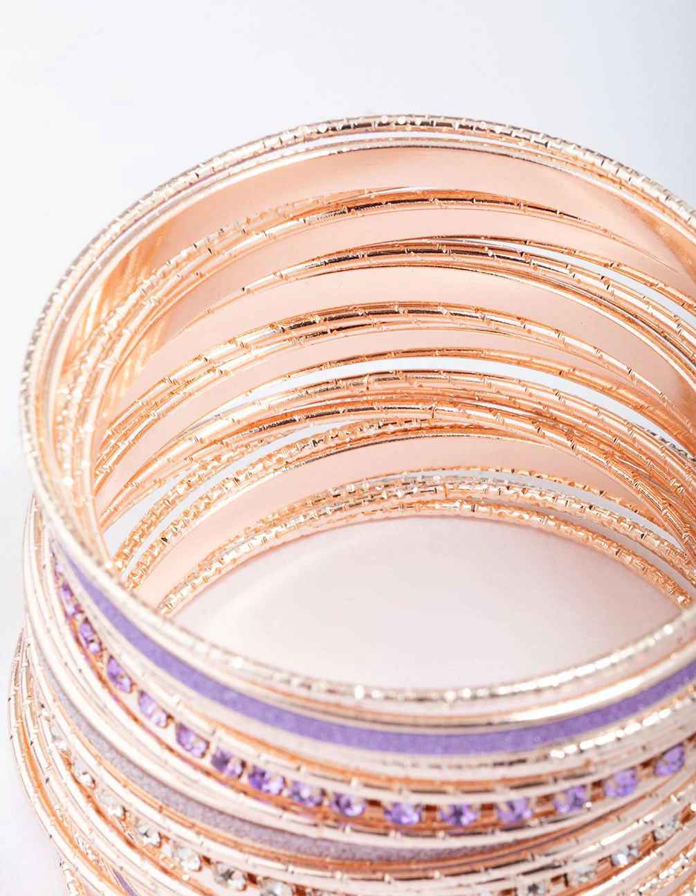 Rose Gold Cupchain Glitter Bracelet Pack - Image 3