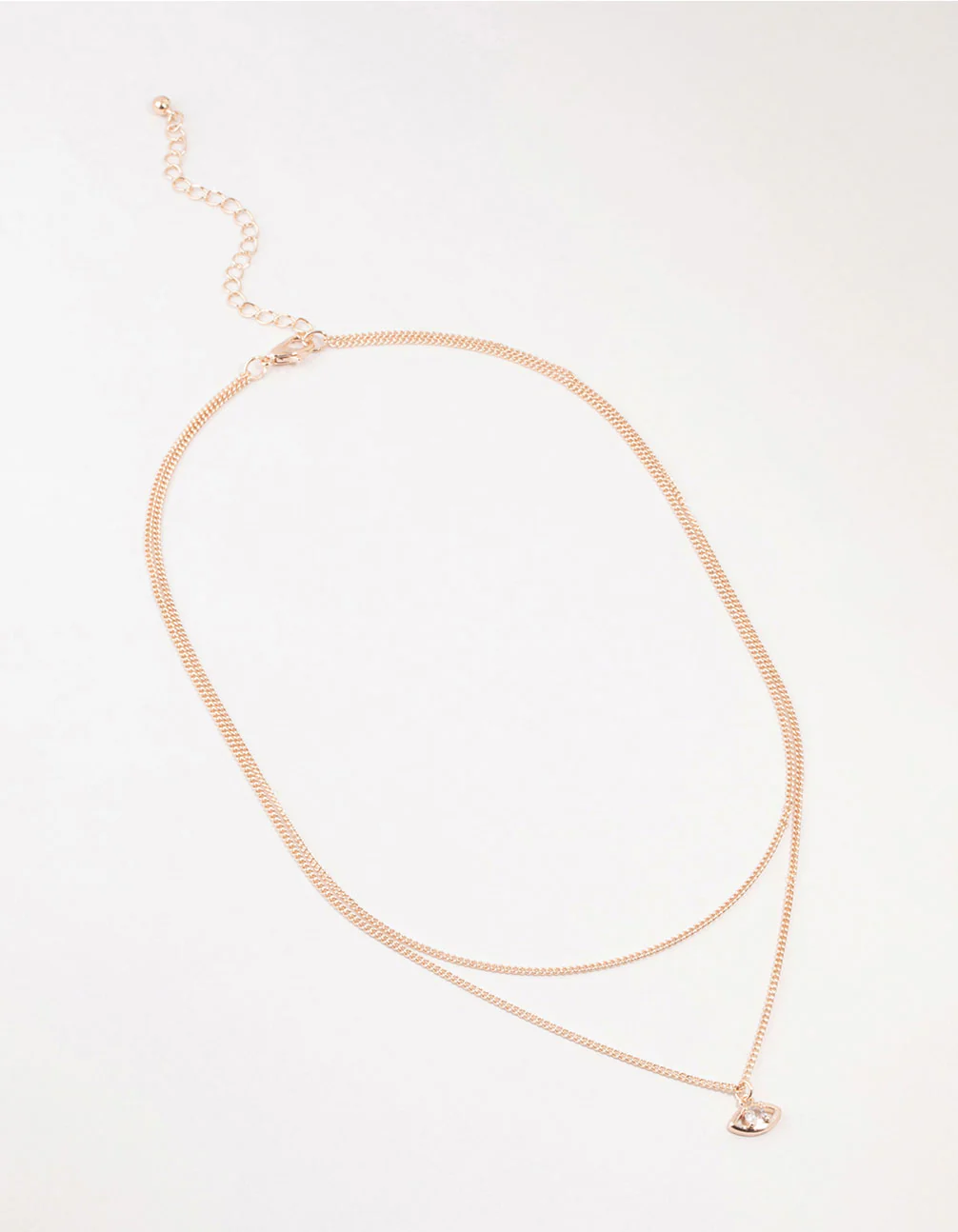 Rose Gold Plated Evil Eye Necklaces 2-Pack - Image 2