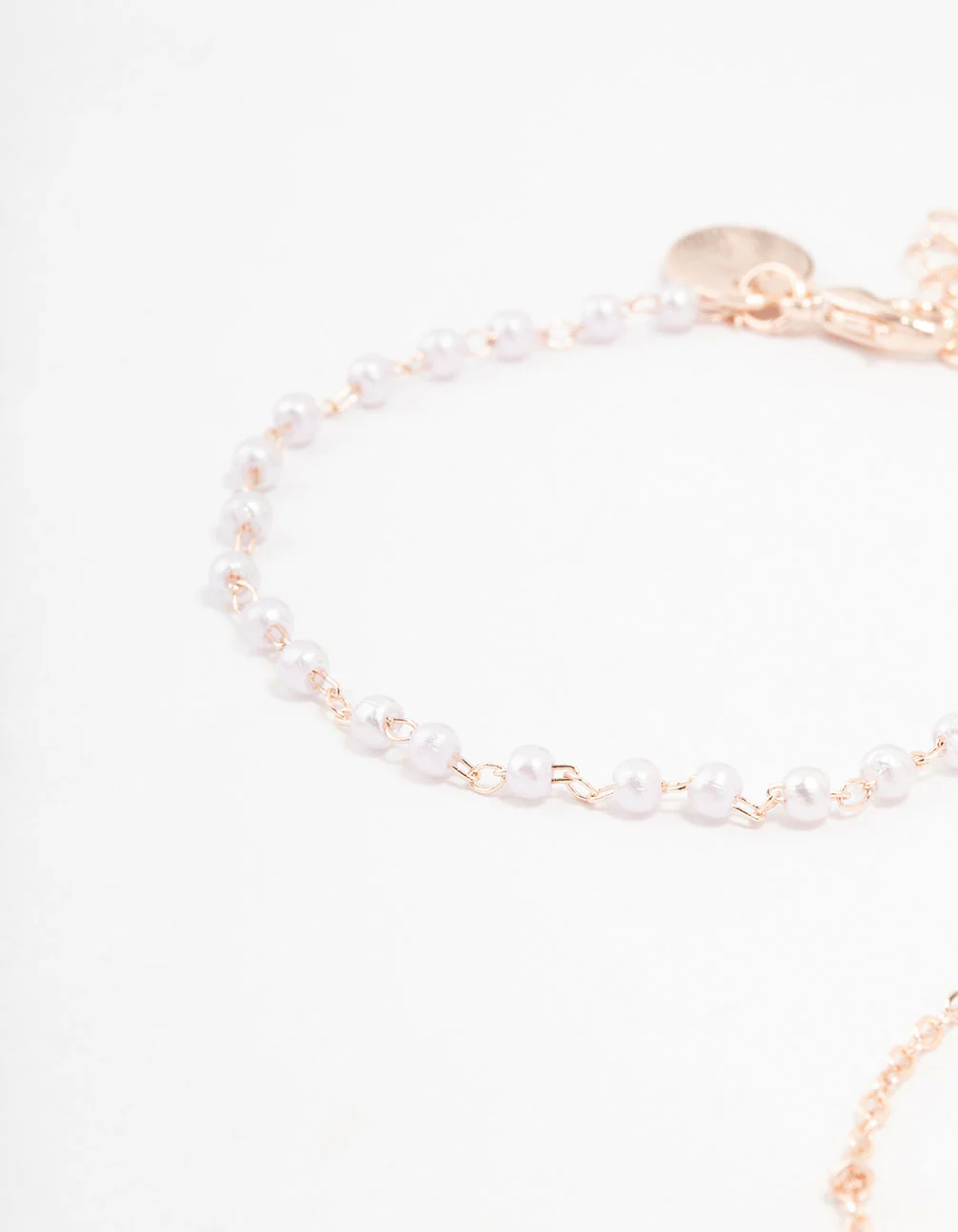 Rose Gold Mixed Butterfly Charm Bracelets 4-Pack - Image 3