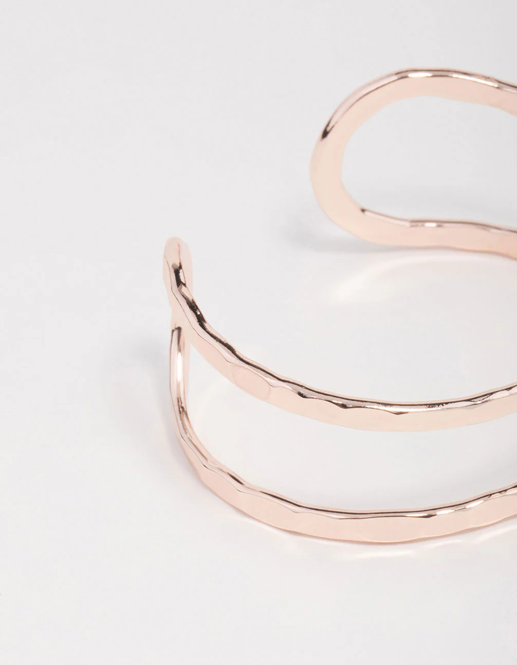 Rose Gold Open Outline Wrist Cuff - Image 2