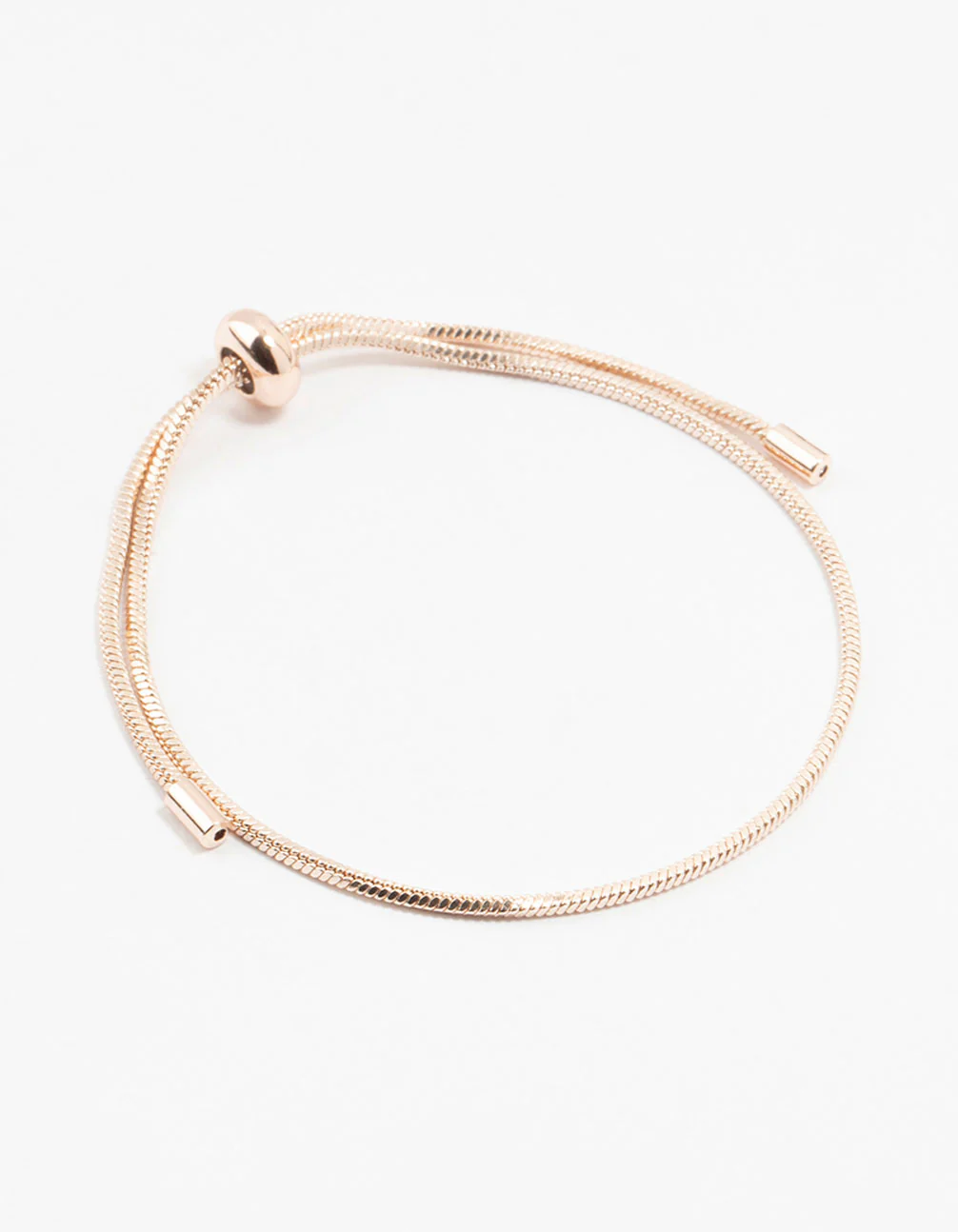 Rose Gold Plated Dainty Box Chain Bracelet