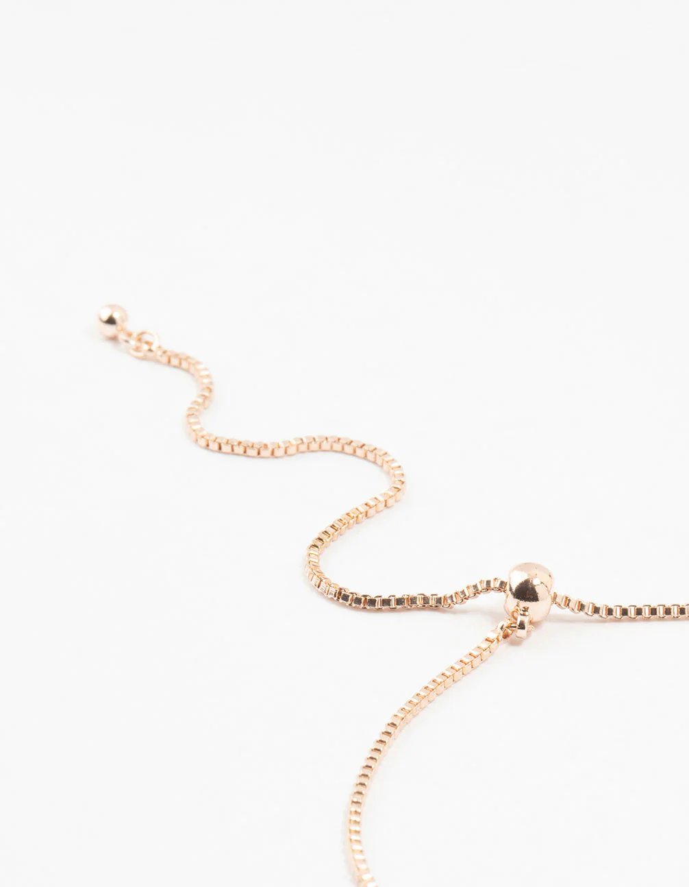 Rose Gold Plated Pave Pearl Cherry Bracelet - Image 3