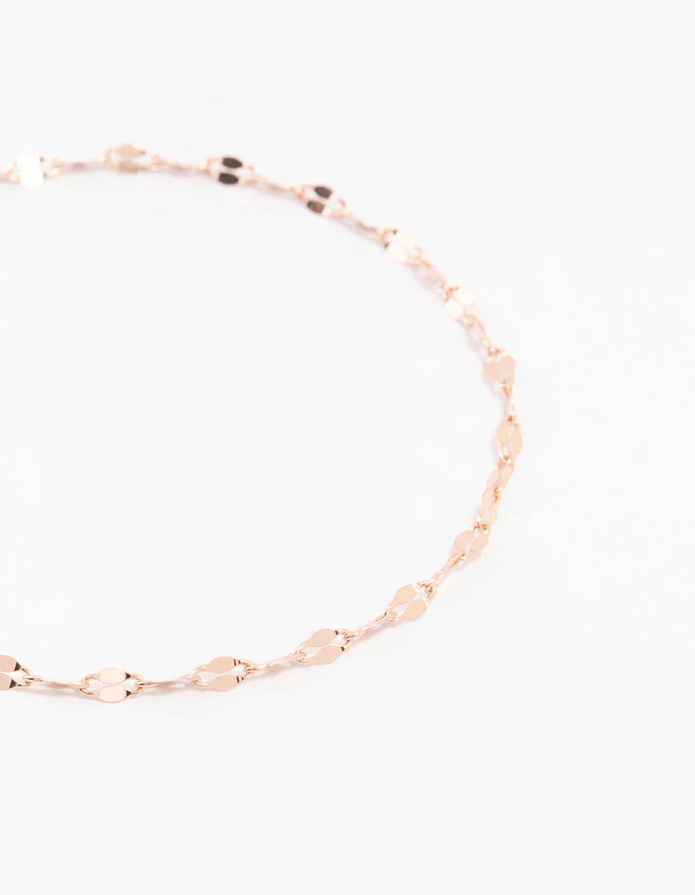 Rose Gold Plated Sterling Silver Chain Bracelet - Image 2