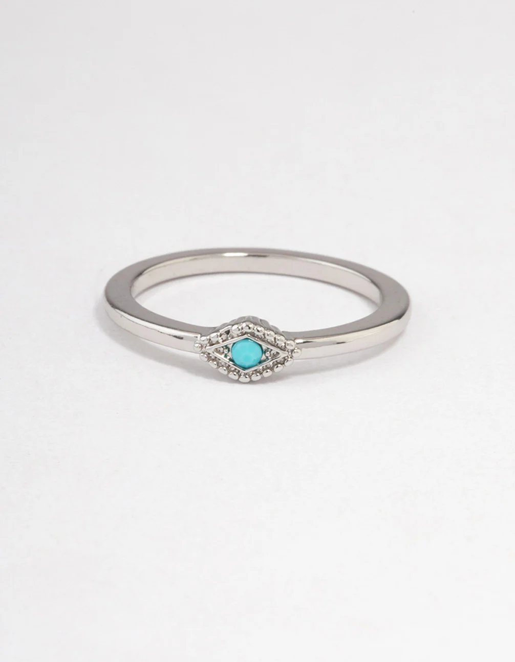 Silver Intricate Eye Ring - Image 3