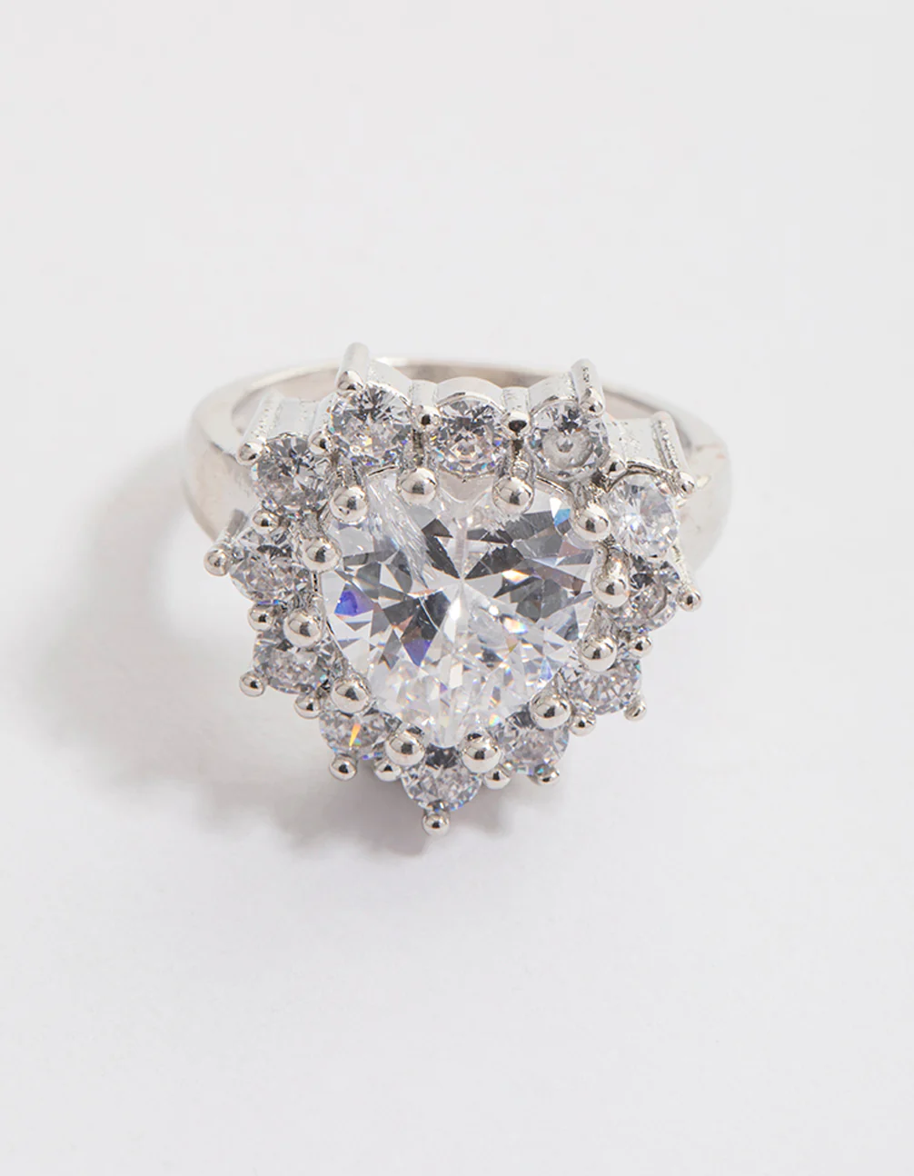 Silver Grand Heart Ring - Image 2
