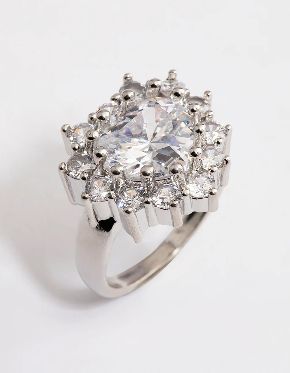 Silver Grand Heart Ring - Image 3