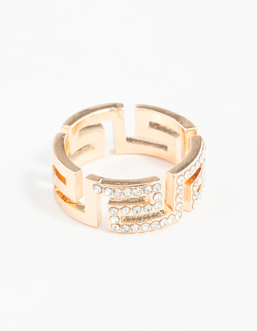 Gold Diamante Egyptian Ring