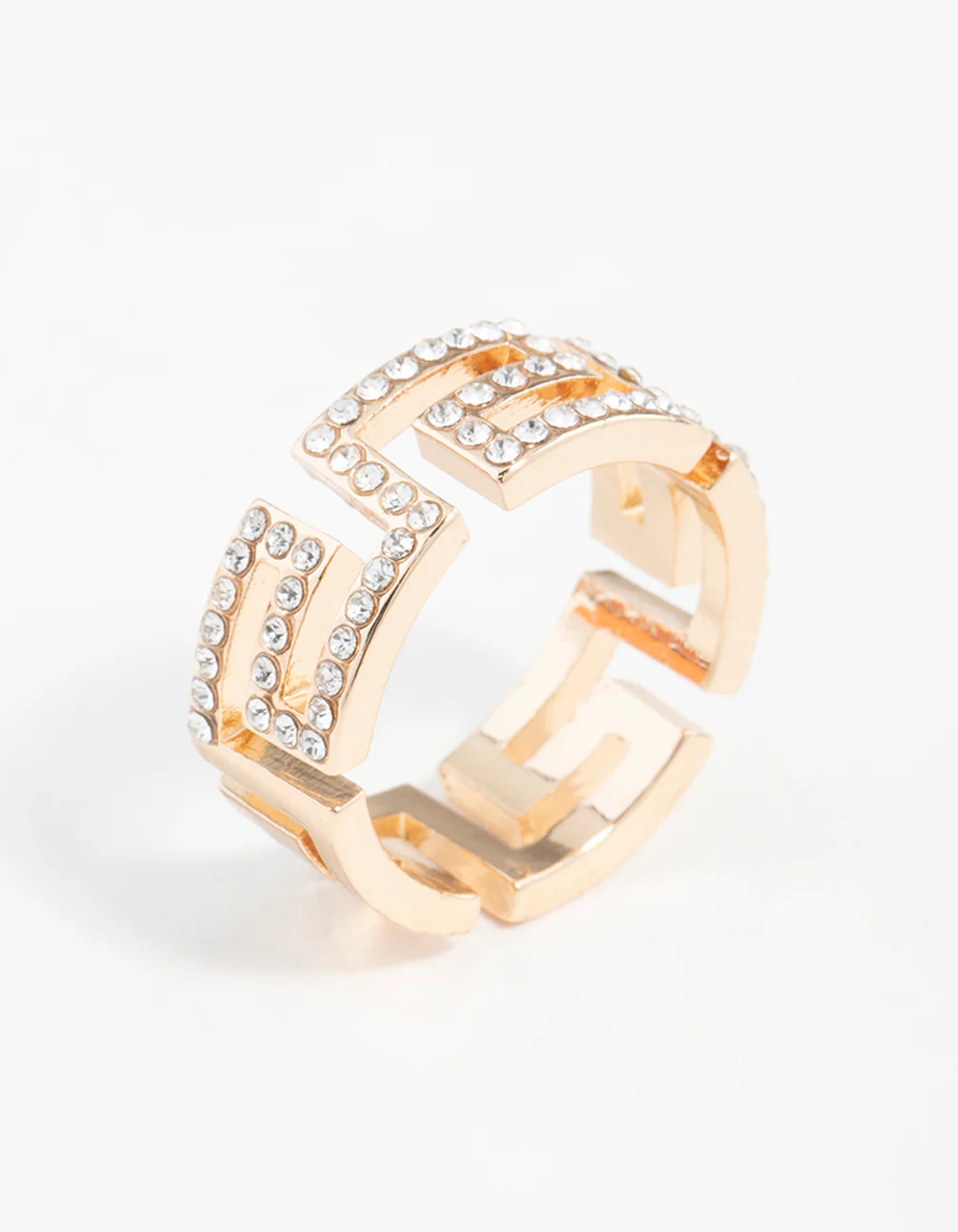 Gold Diamante Egyptian Ring - Image 2