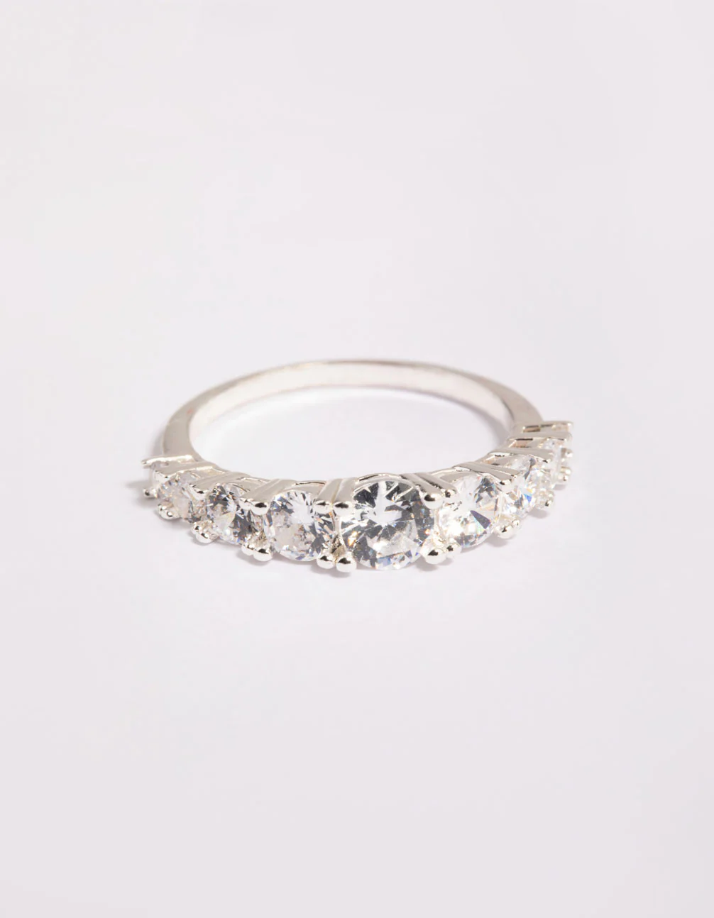 Silver Plated Ring with Cubic Zirconia - Image 3