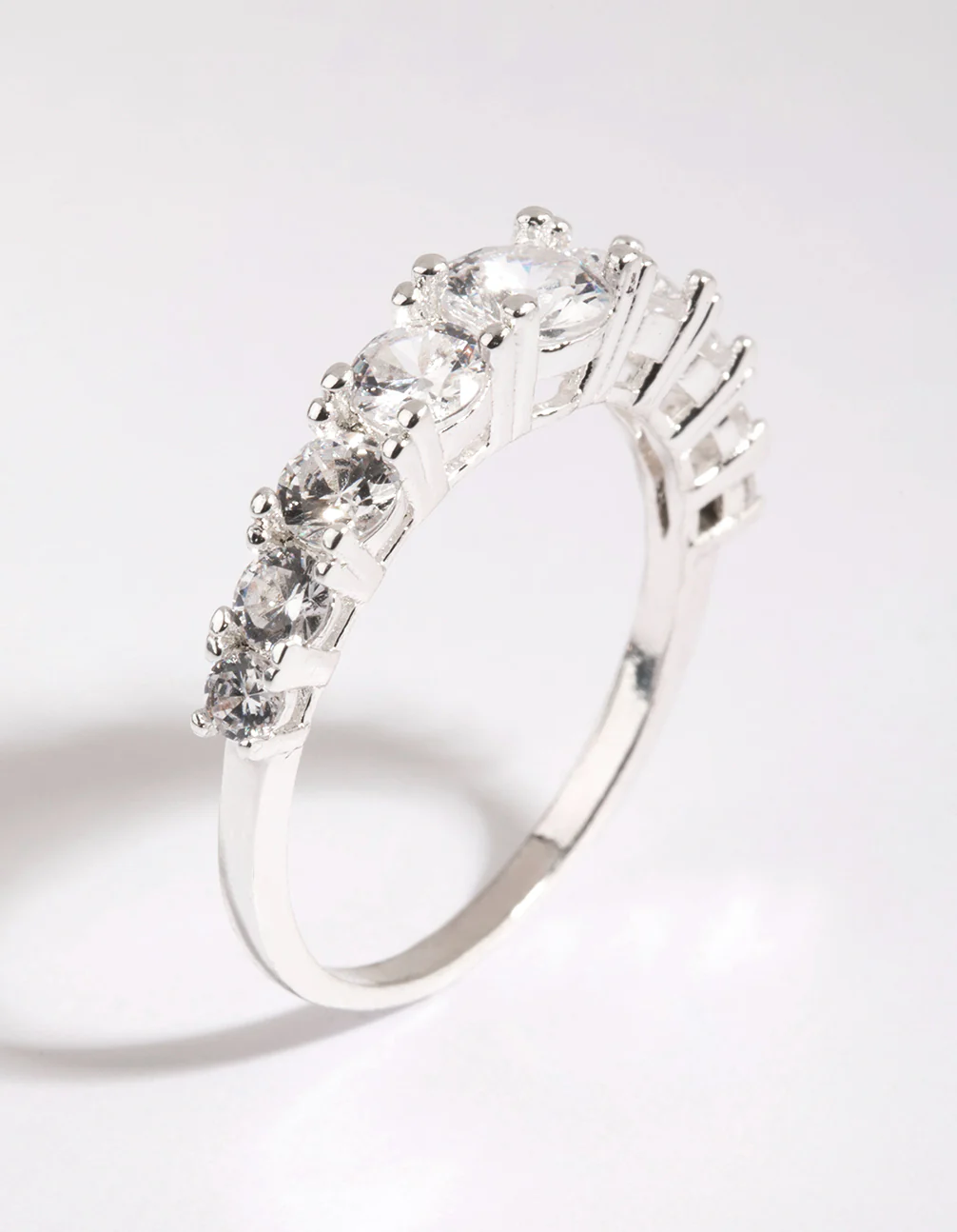 Silver Plated Ring with Cubic Zirconia - Image 4