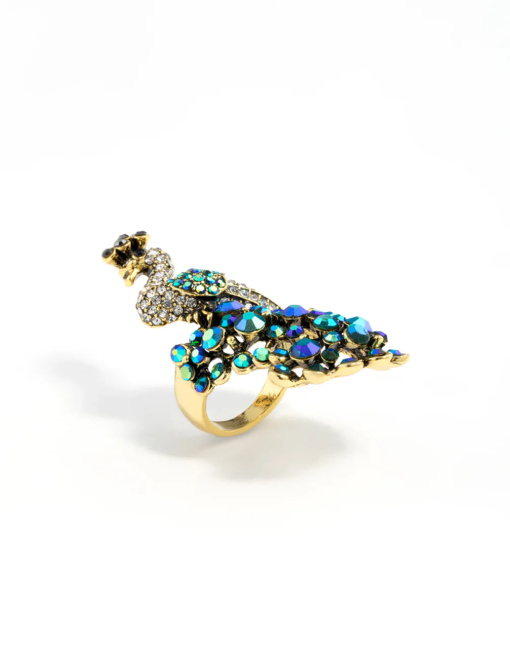 Rainbow Peacock Ring - Image 2