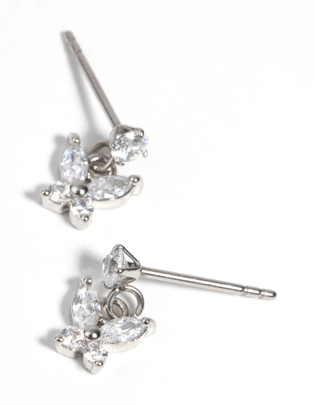 Surgical Steel Butterfly Stud Earrings - Image 2