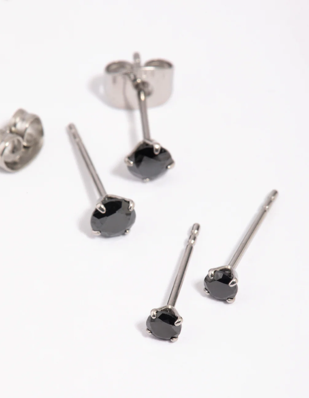 Surgical Steel Cubic Zirconia Stud Earring Pack - Image 9