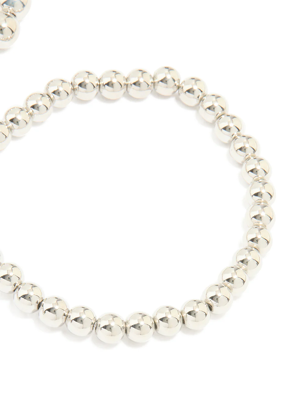Silver Ball Stretch Bracelet 3-Pack - Image 3