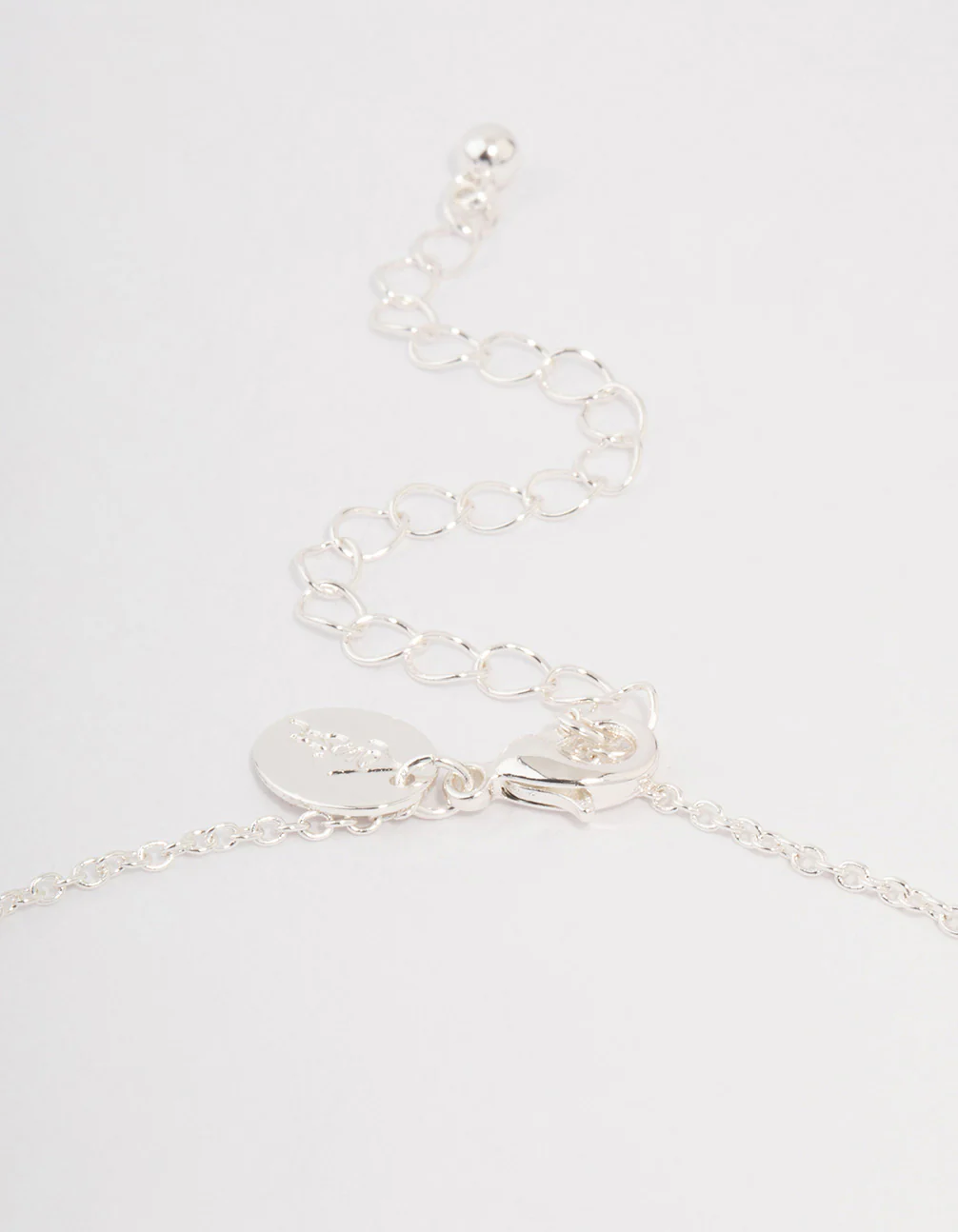 Silver Bunny Ear Pendant Necklace - Image 3