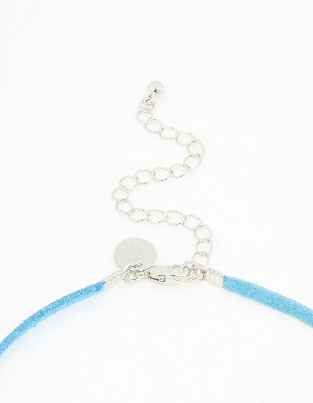 Silver Cord Knotted Pendant Necklace - Image 5