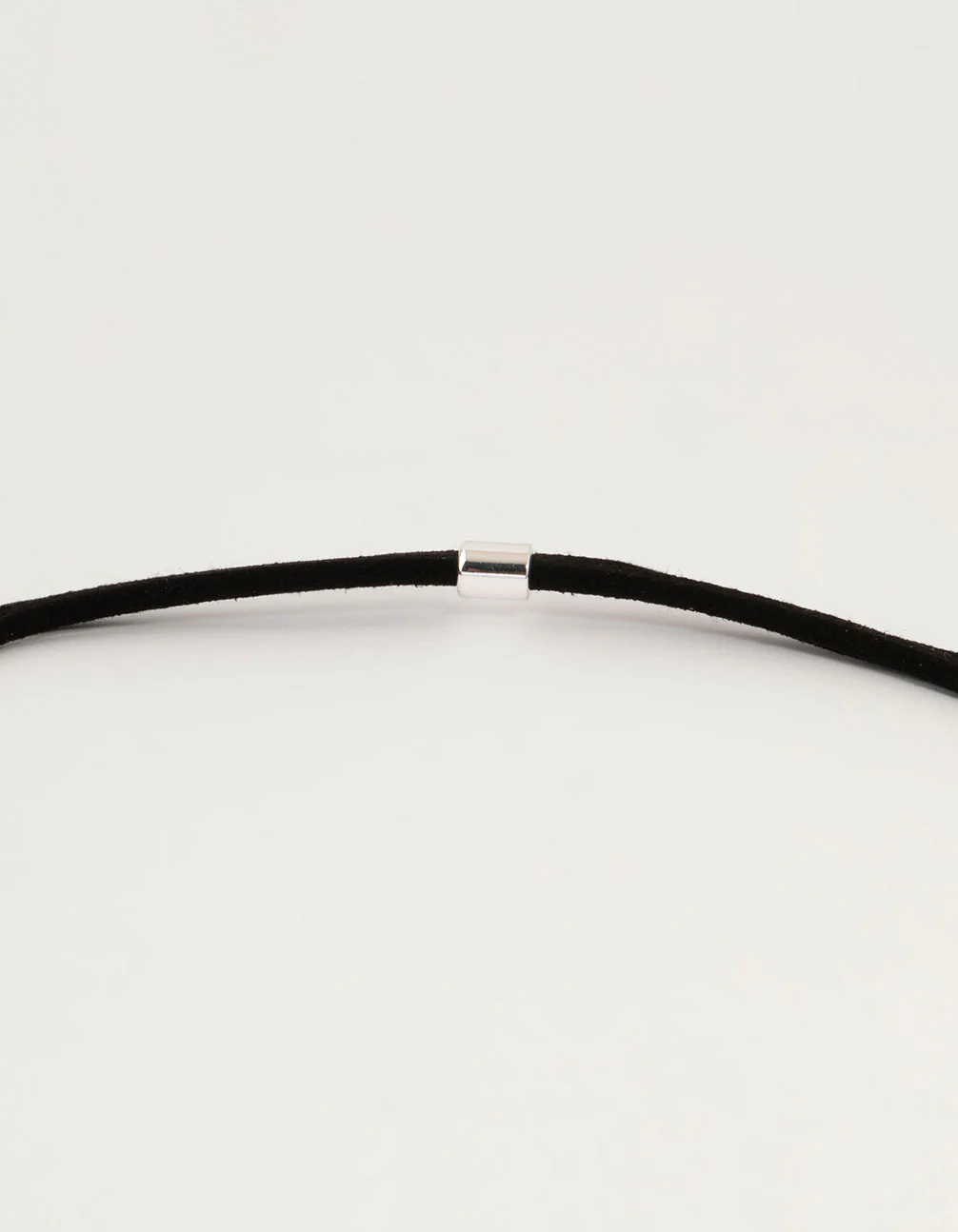 Silver Cord Pendant Necklace - Image 3