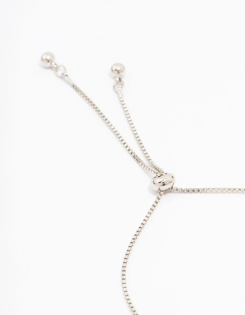 Silver Cubic Zirconia Toggle Bracelet - Image 3