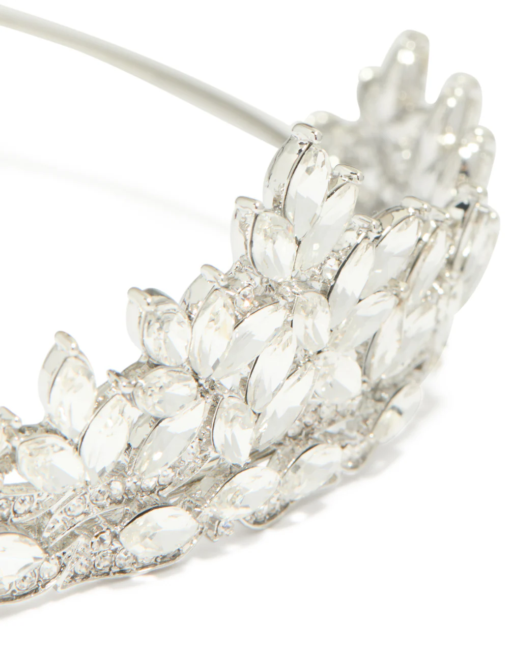 Silver Diamante Garden Of Eden Headband - Image 3