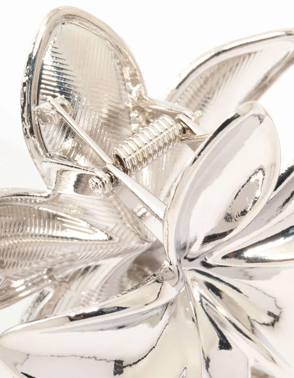 Silver Frangipani Claw Clip - Image 3
