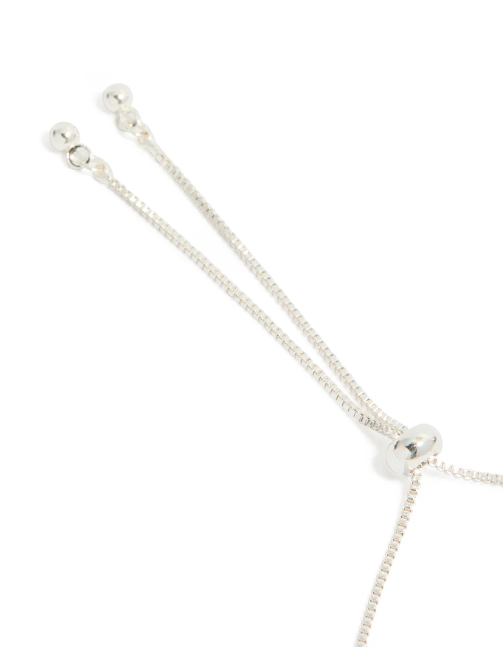 Silver Plated Blue Cubic Zirconia Teardrop Toggle Bracelet - Image 5