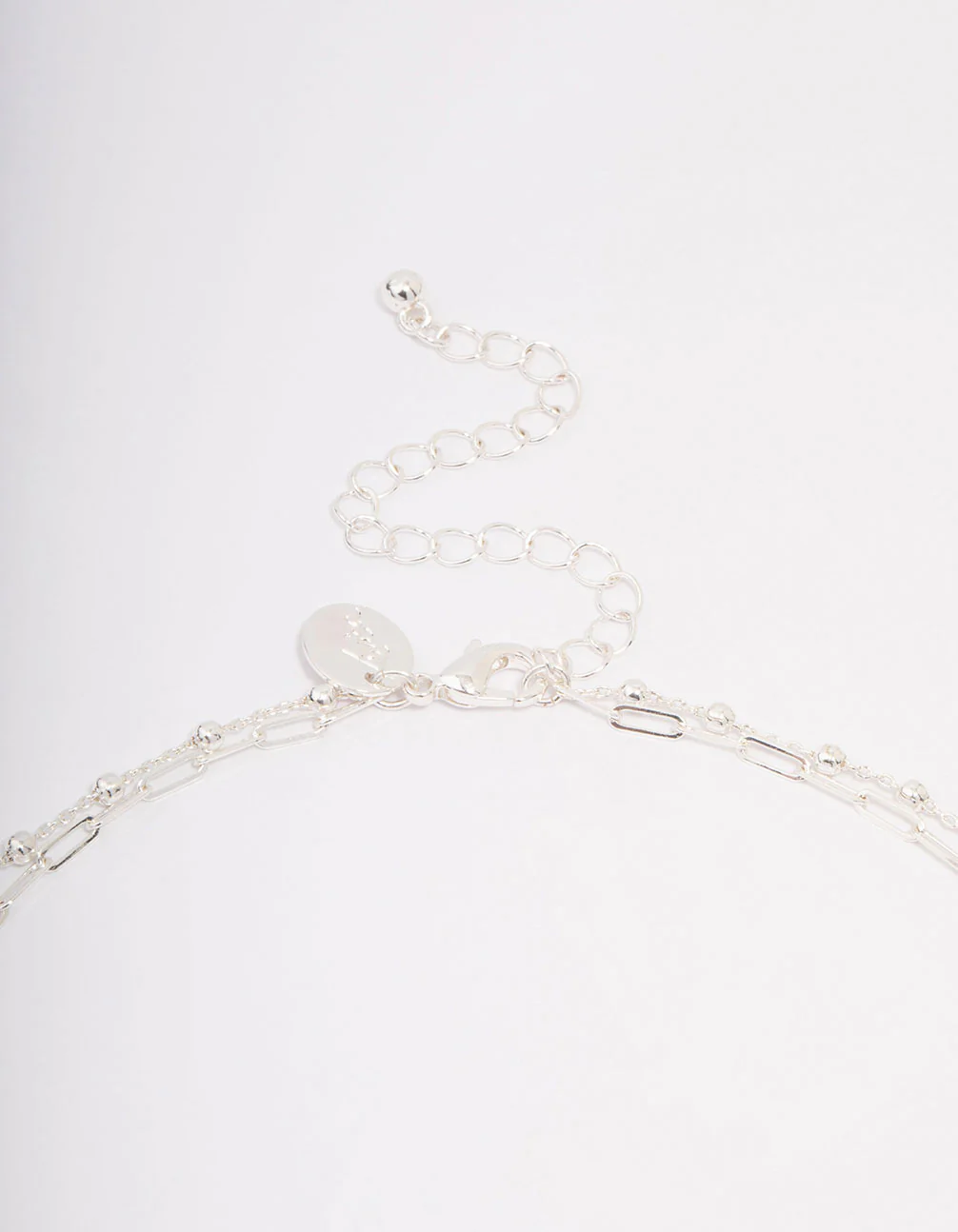 Silver Plated Coin Station Layered Necklace - Image 3