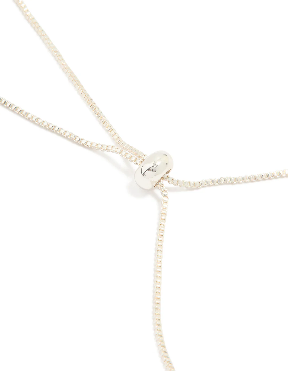 Silver Plated Cubic Zirconia Baguette Bow Toggle Bracelet - Image 3